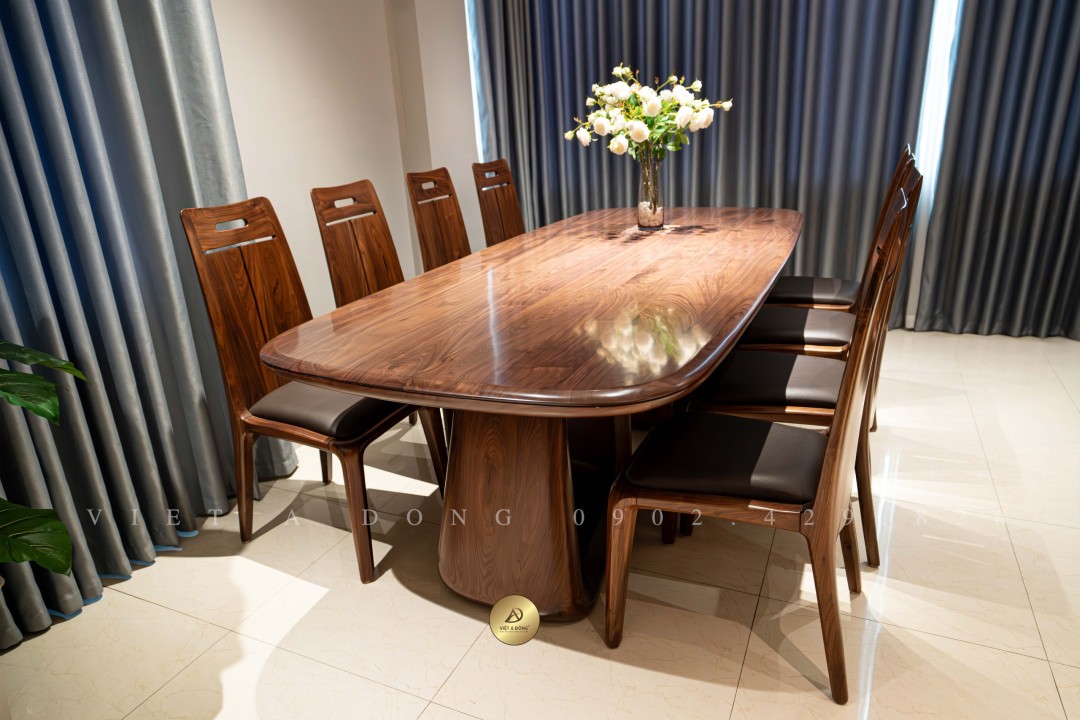 Bàn ăn gỗ óc chó VLEVEL ONE BA-11